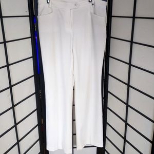 White Calvin Klein dress pants